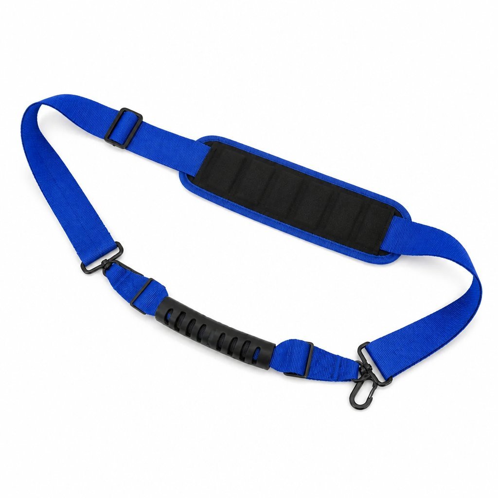 Custom Logo Nylon+eva Adjustable Carrying Belt Shoulder Carrier Lash Handle Ski Strap for Snowboard