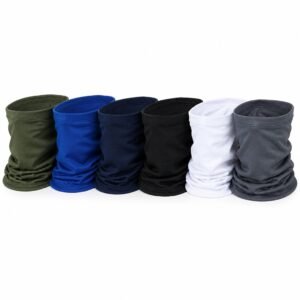 Custom Multifunctional Seamless Neck Gaiter Scarf Headwear Cycling Road Bike Indoor UV Protection Bandana Face Scarf Polyester