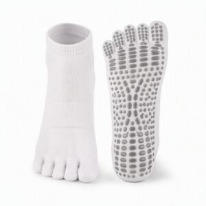 Custom Logo Unisex Barefoot Quick Dry Trail Socks with Silicone Grip
