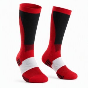 High Elastic Compression Running Socks Breathable Calf Support Socks
