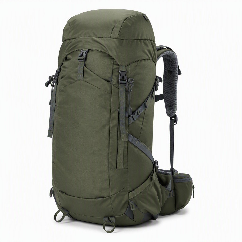 50L Nylon Waterproof Climbing Backpack Custom Logo OEM