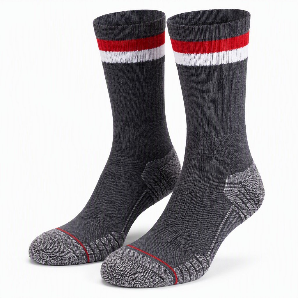 Custom Moisture-Wicking Quick-Dry Hiking Crew Socks Breathable Wholesale