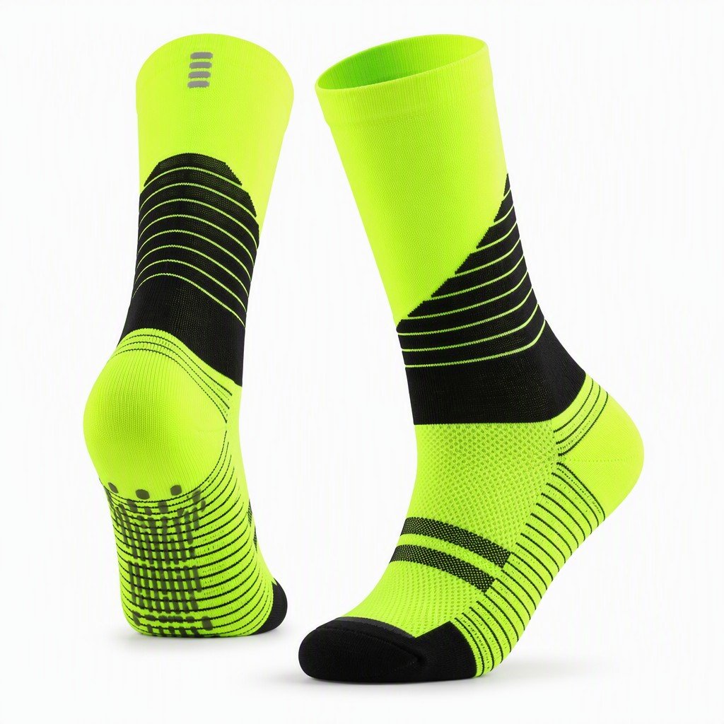 Custom Cycling Aero Socks Anti-Slip Reflective Sport Compression