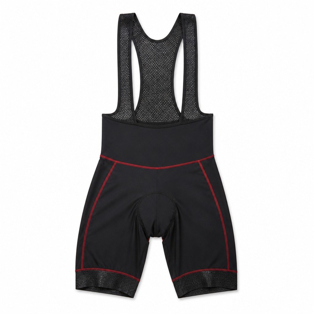 Custom High Waist Cycling Bib Shorts Padded Compression Sports