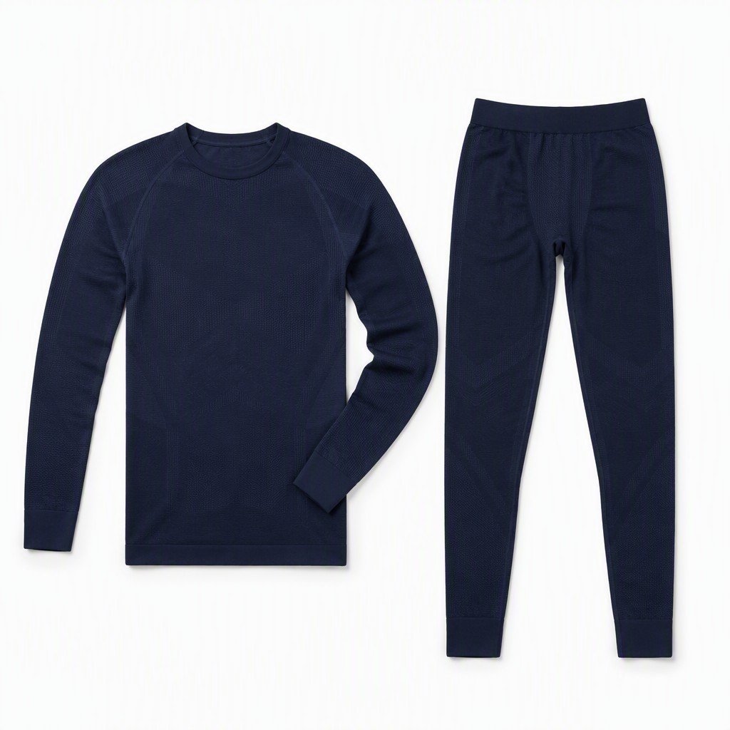 Custom ODM OEM Seamless Breathable Thermal Base Layer Underwear Set