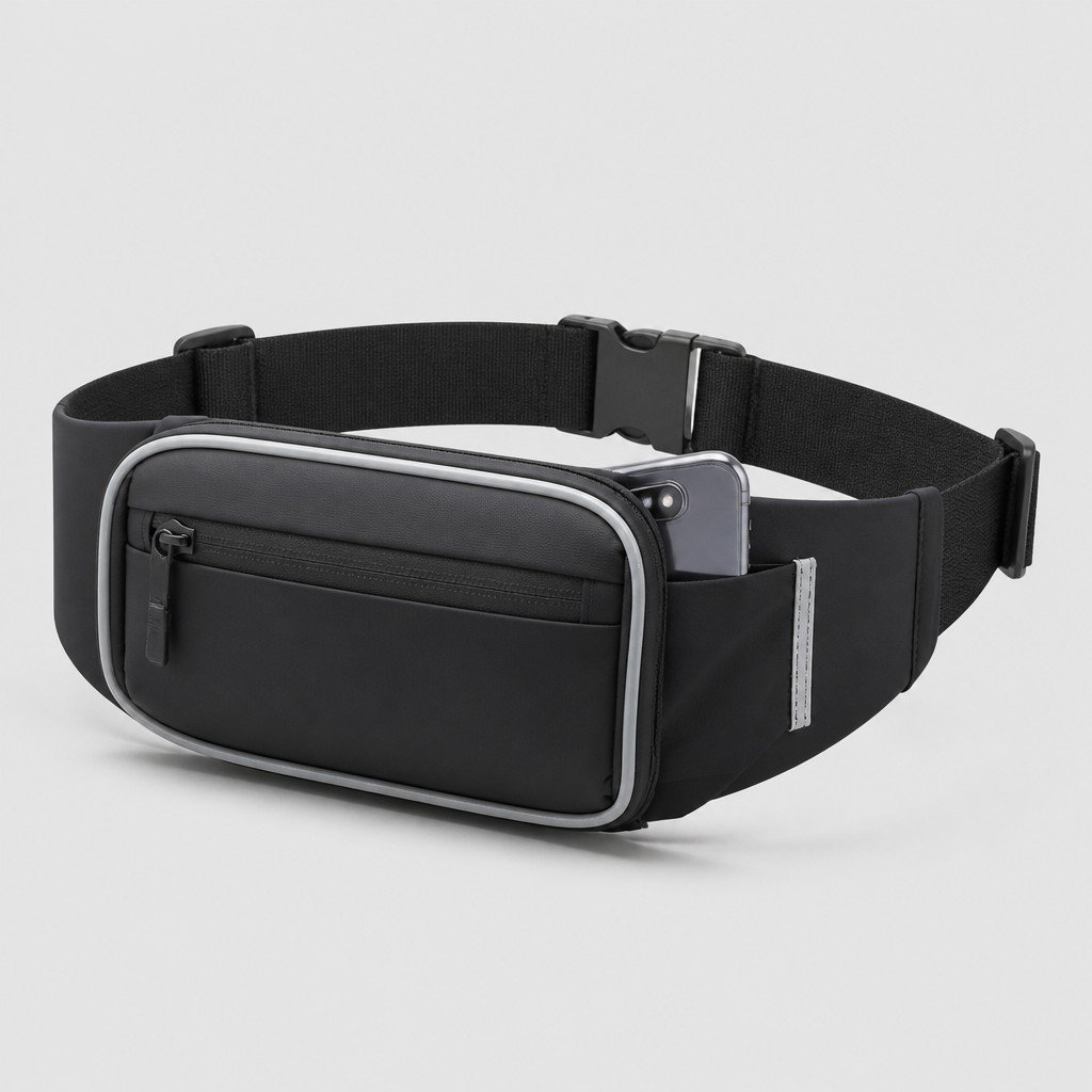 Waterproof Running Waist Pack Anti-Bounce Reflective Phone Holder Belt