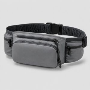 Custom Logo Lightweight Waterproof Zipper Running Waist Bag for Sport Travel