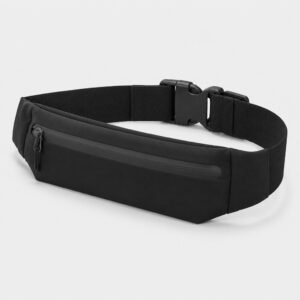Custom Logo Elastic Flip Running Belt Waist Pack Waterproof Zipper