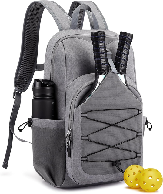 Pickleball Backpack for Women and Men – Adjustable Neoprene & Polyester