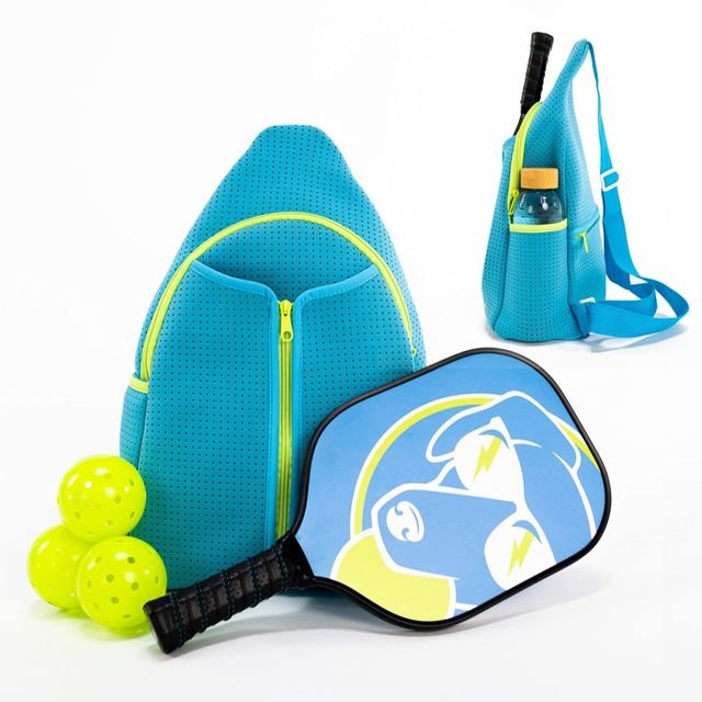 Women’s Water-Resistant Neoprene Crossbody Sling Pickleball Bag