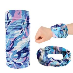 Breathable Polyester Sun & Wind-proof Dust-proof Custom Logo Neck Gaiter Face Cover Scarf for Skiing Fishi