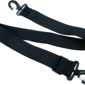 Adjustable Black Durable Polyester+Plastic Buckle Ski Boots Carrier Strap with Hook & Loop Closure for Ski
