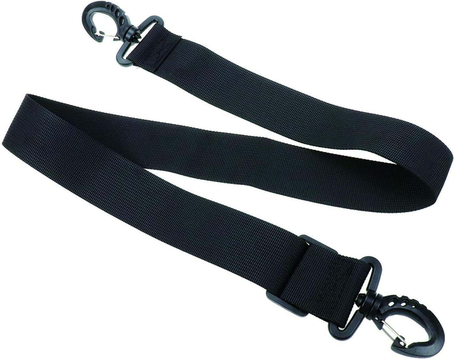 Adjustable Black Durable Polyester+Plastic Buckle Ski Boots Carrier Strap with Hook & Loop Closure for Ski