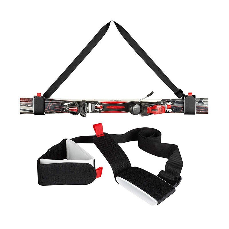 Durable Alpine Lash Straps Snowboard Blinding Shoulder Ski Carrier Adjustable Hook & Loop Closure
