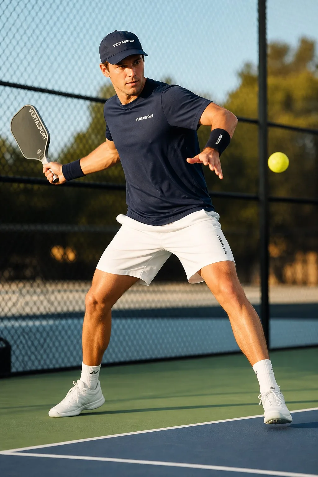 Pickleball - carbon fiber paddles and court accessories