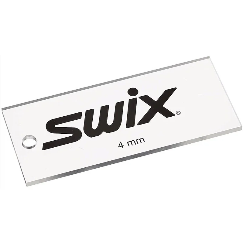 13x6cm 5mm acrylic ski snowboard wax scraper