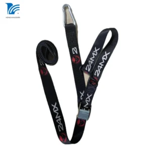 Motorcycle Tie Down Lashing Strap Set Cam Buckle Soft Loop OEM