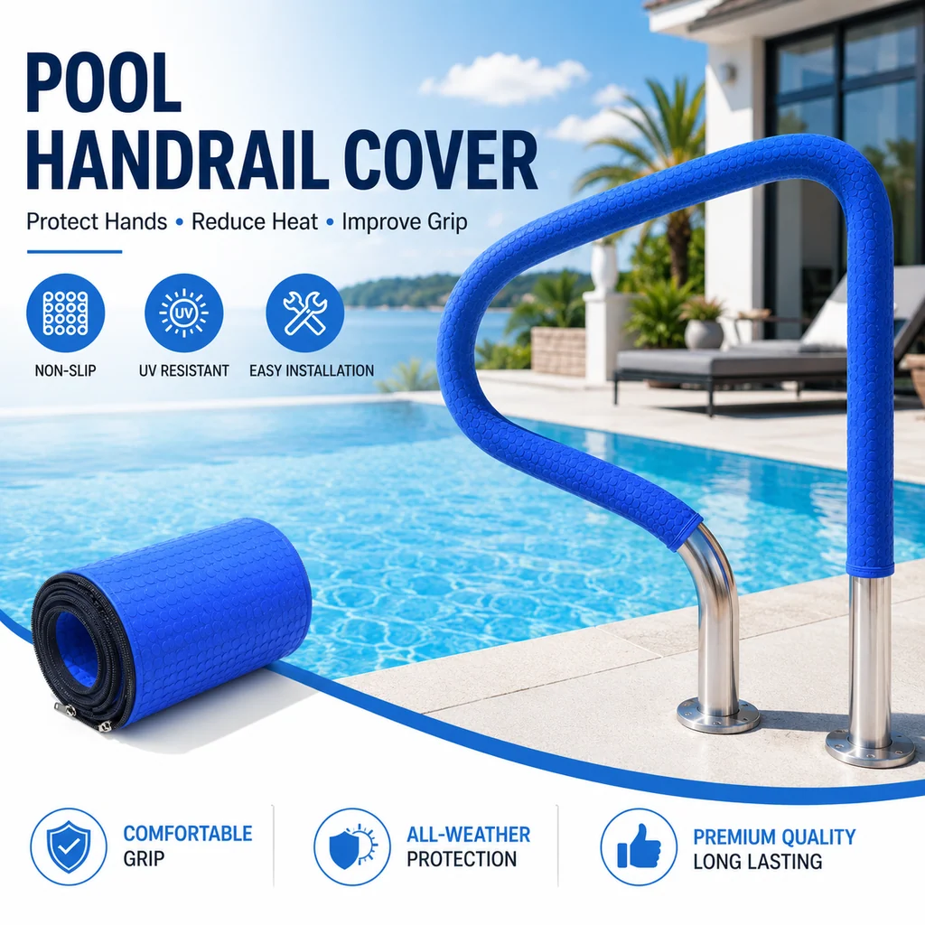 Neoprene pool handrail cover anti-slip silicone dot